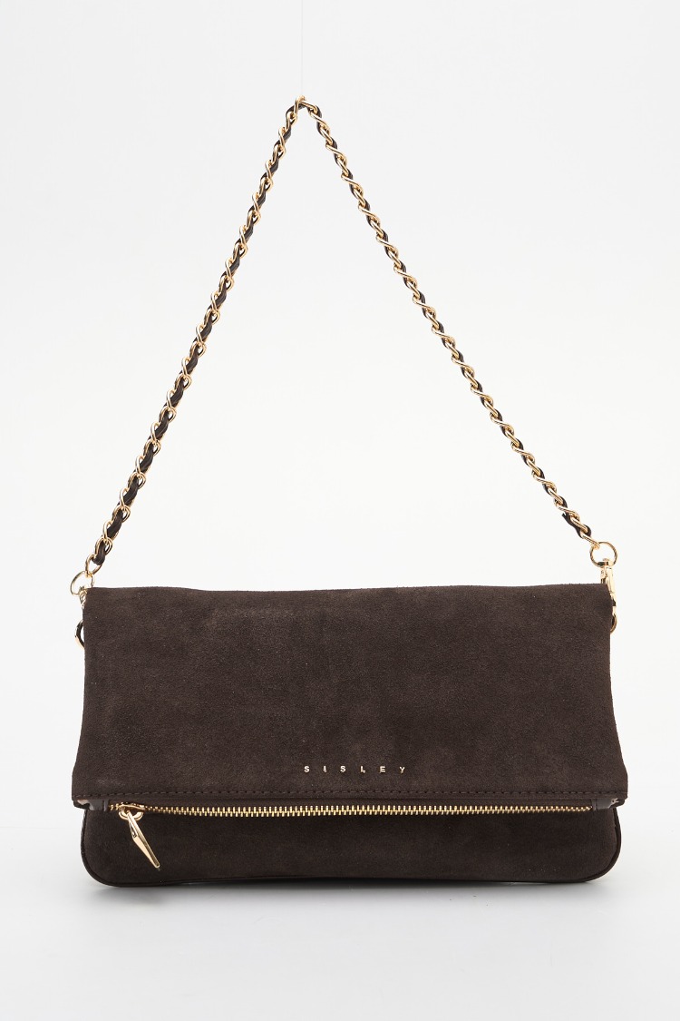 SİSLEY Süet Clutch Kadın El Çantası sly532