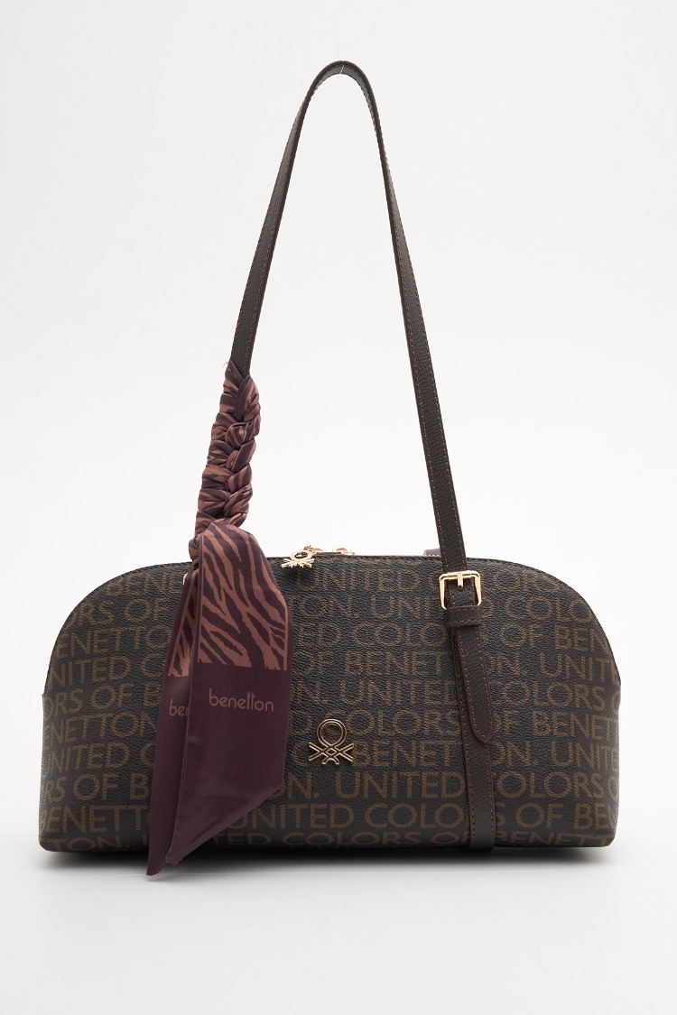 BENETTON Monogram Desen Kol Çantası bnt1909