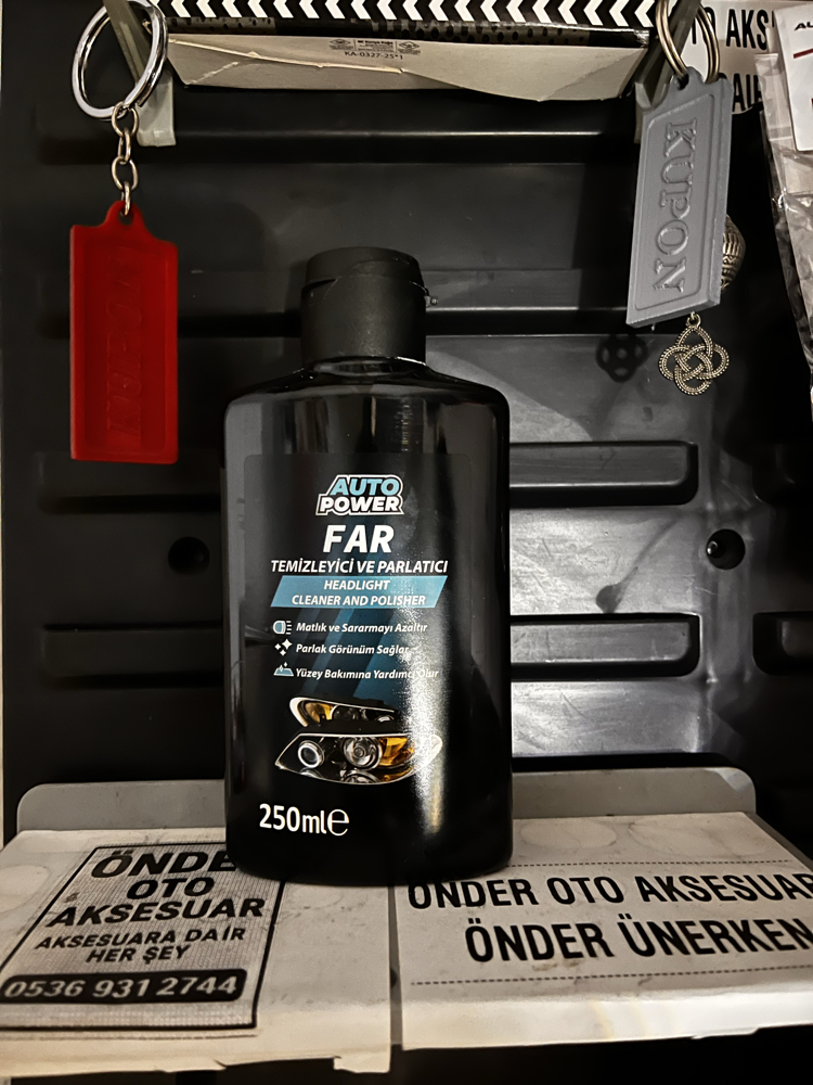 far temizleyici ve parlatıcı