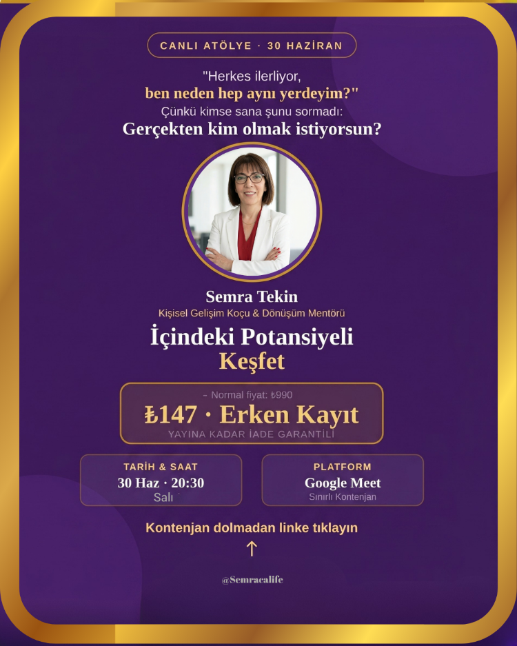"Kendi Potansiyelini Keşfet" Atölye Çalışması