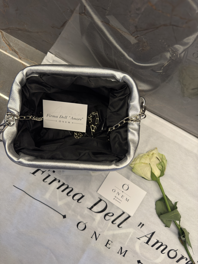 •Onem Gray Mini Pouch