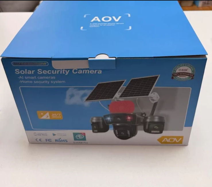 OKAM PRO PREMİUM 4G-335B 4 KAMERALI 7/24 KAYIT SİM KARTLI GÜNEŞ ENERJİLİ GÜVENLİK KAMERASI