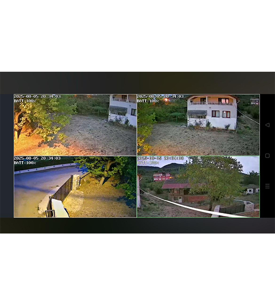 4 KAMERALI 3 PTZ'Lİ 12MP SİM KARTLI ESİM GÜNEŞ ENERJİLİ GÜVENLİK KAMERASI