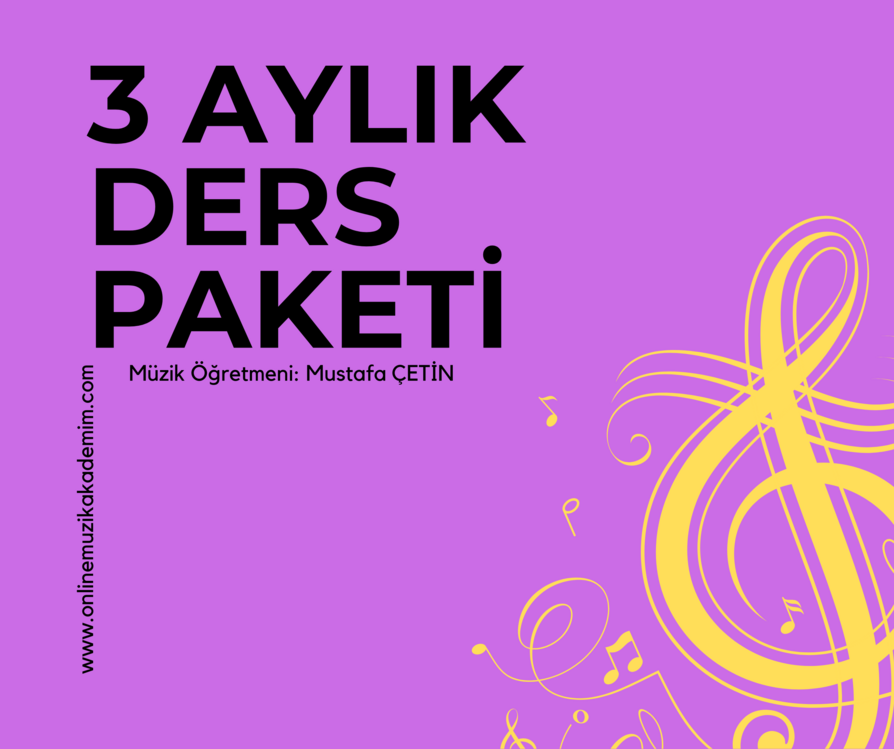 3 AYLIK DERS PAKETİ (24 DERS)