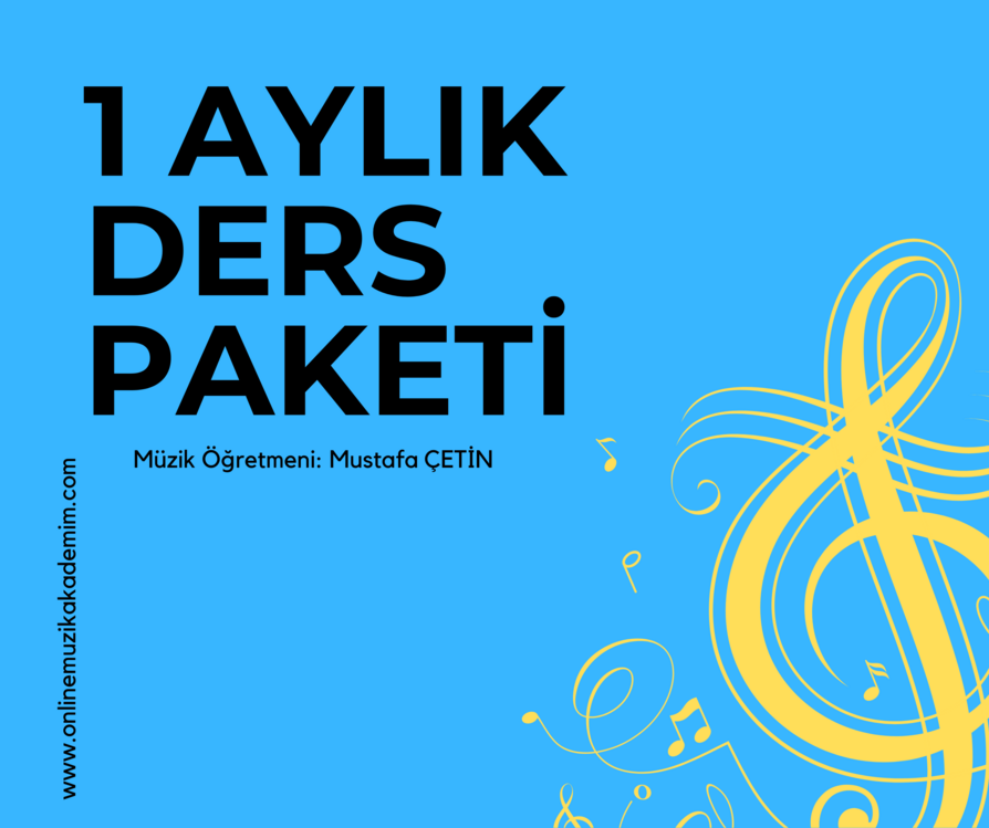 1 AYLIK DERS PAKETİ (8 DERS)