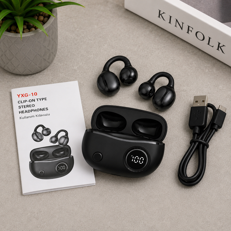 YXG-10 Kablosuz Bluetooth Kulaklık (Clip-On Tasarım)