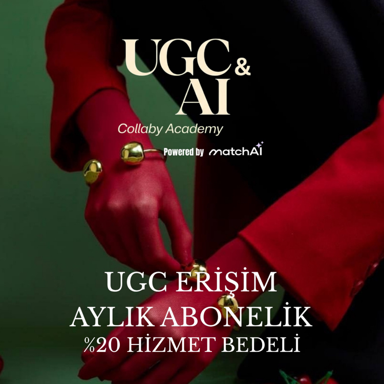 UGC Collaby Academy Aylık Abonelik %20 Hizmet Bedeli