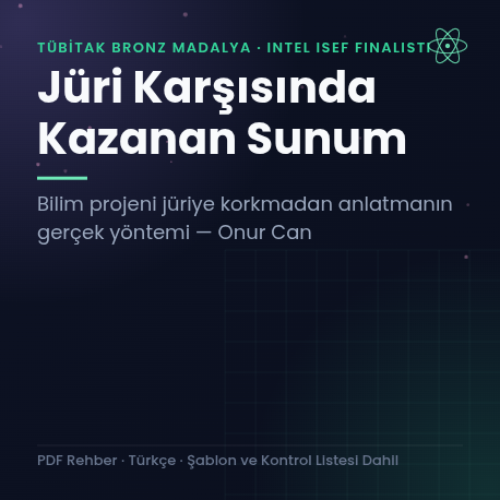 Jüri Karşısında Kazanan Sunum  - TÜBİTAK Bronz Madalya - Proje Anlatım Rehberi