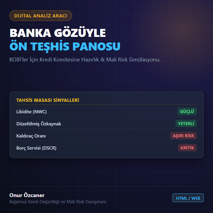 Banka Gözüyle Bilanço Ön Teşhis Panosu
