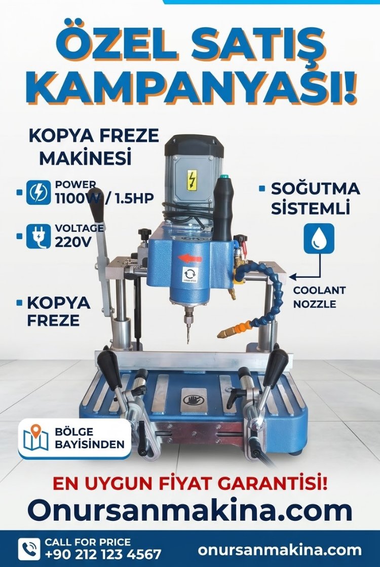 kopya freze makinesi soğutmalı 