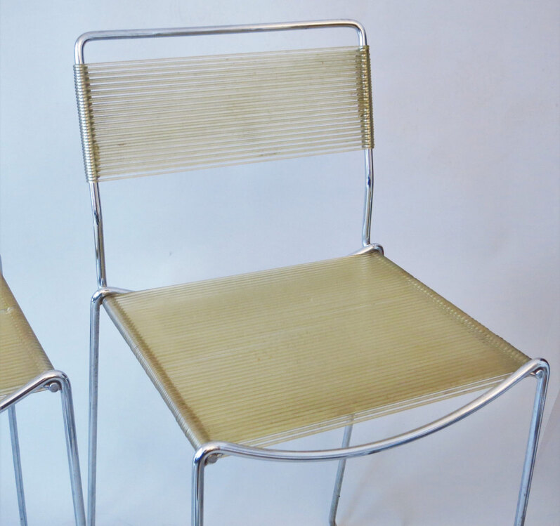 Two Spaghetti Chairs from Belotti