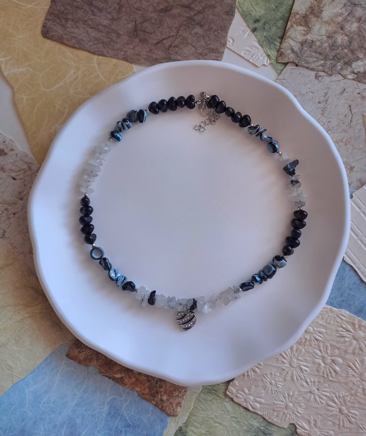 Bohem Görünümlü El Yapımı Kolye 