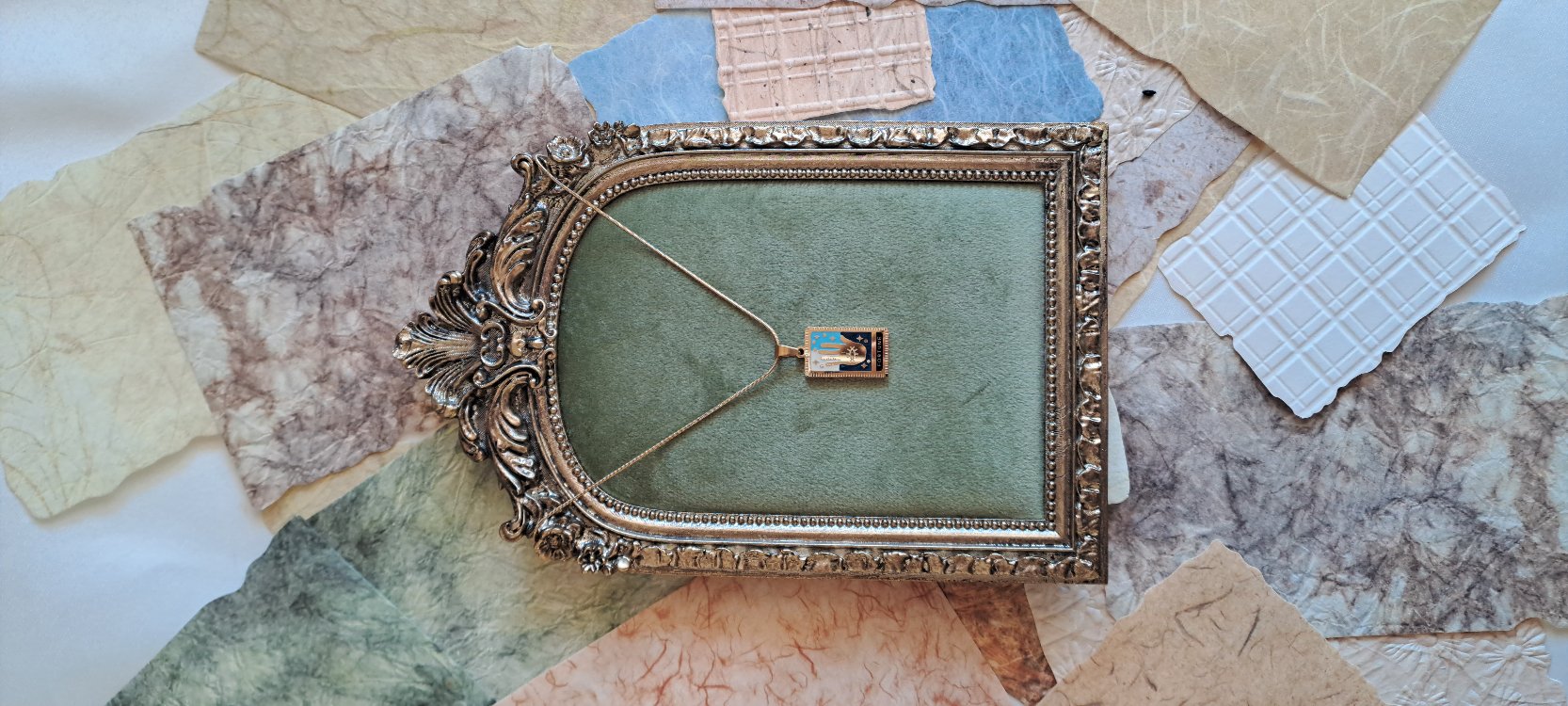 316L Çelik Tarot Model Kolye 