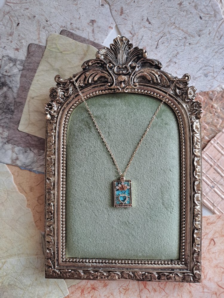 316L Çelik Tarot Model Kolye