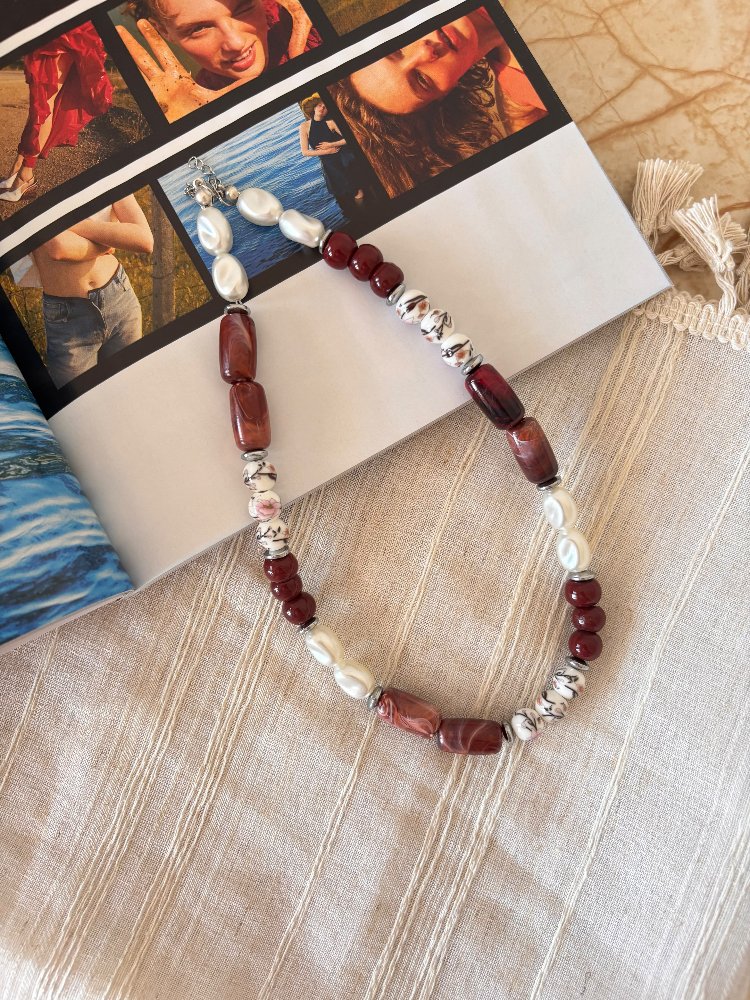 Rust & Pearl Kolye
