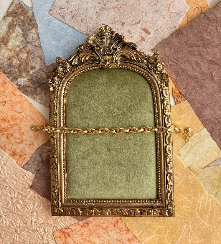 14K Gold Kaplama Pirinç Bileklik 
