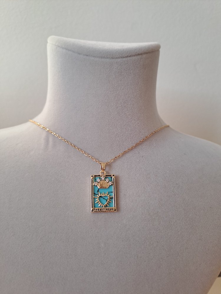 316L Çelik Tarot Model Kolye
