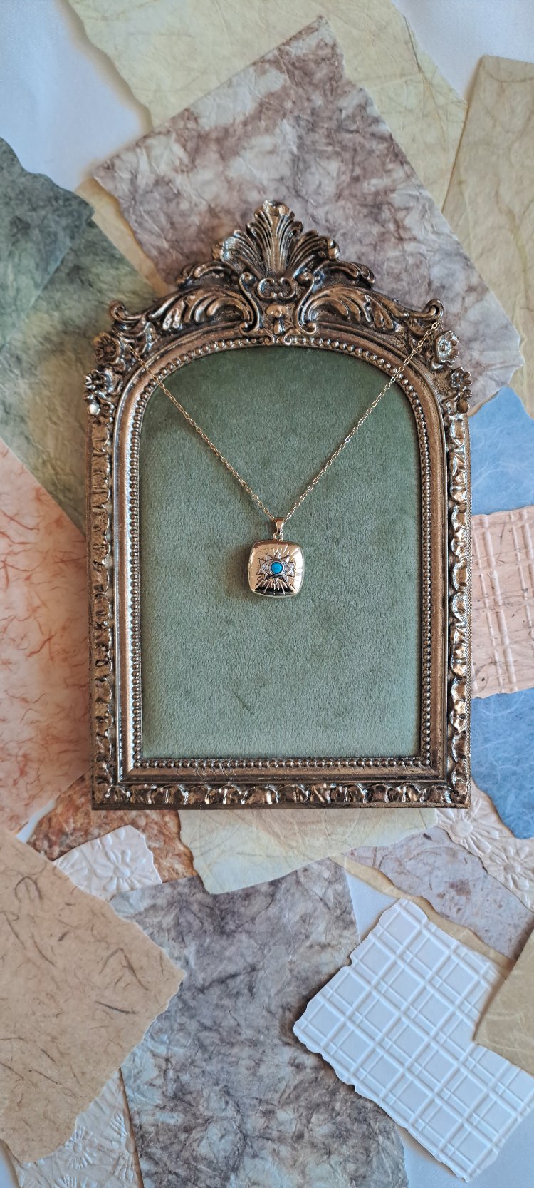 316L Çelik Kapaklı Vintage Görünümlü Kolye