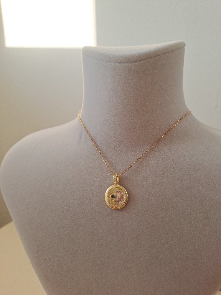 316L Çelik Gold Renkli Kolye