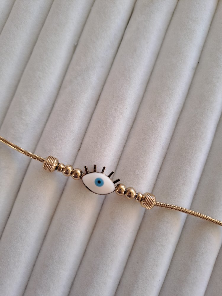 316L Çelik Göz Model Charm Bileklik
