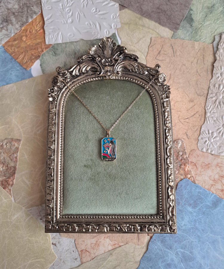 316L Çelik Tarot Model Kolye