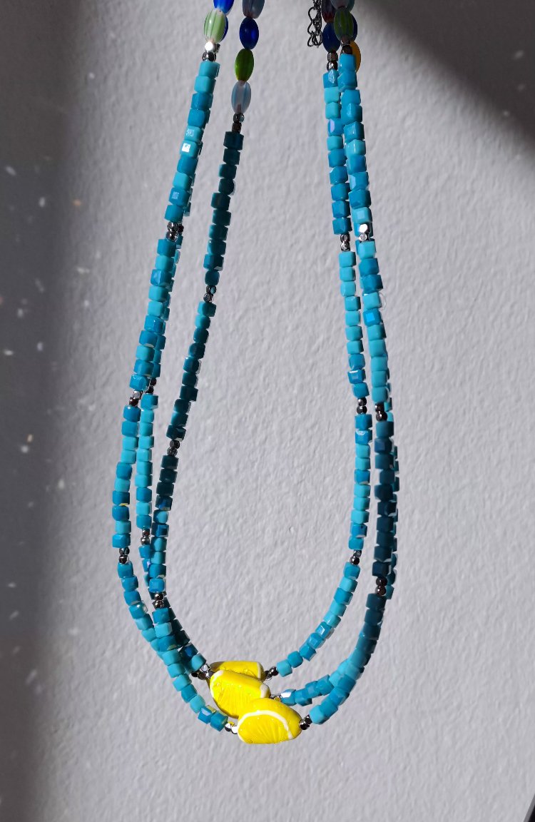 Blue Lemon Kolye