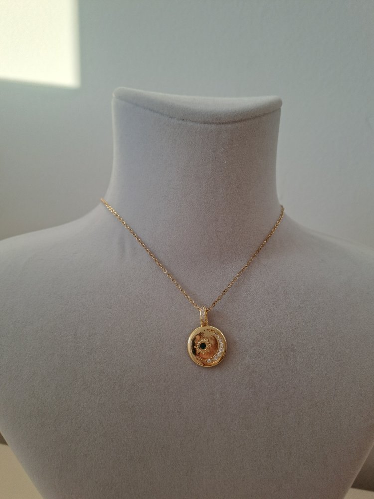 316L Çelik Gold Renkli Kolye