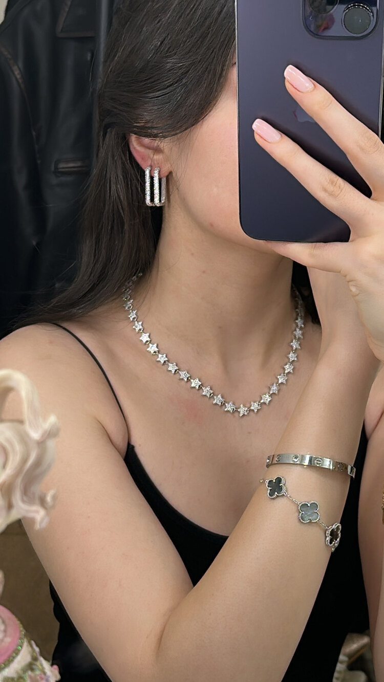 Star Model Su Yolu Kolye