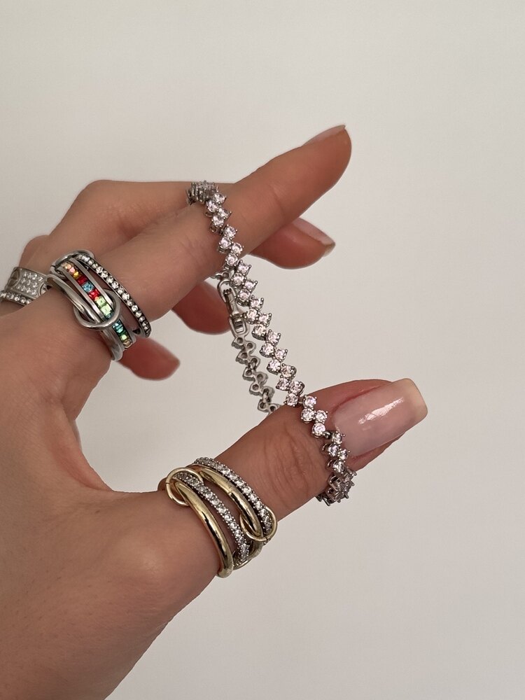 Pinky model çelik su yolu bileklik 