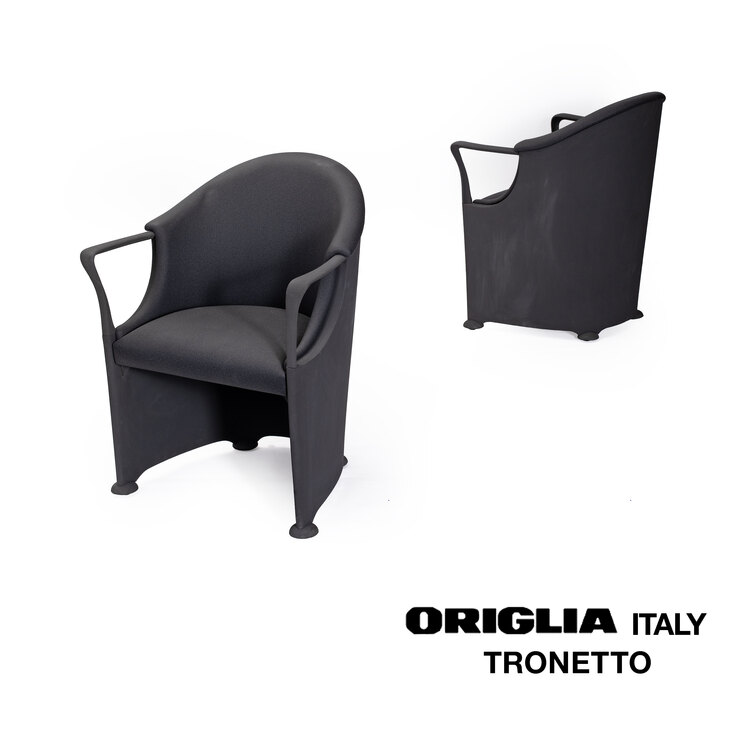 Luigi Origlia Tasarımı Tronetto Koltuklar. Made in Italy.