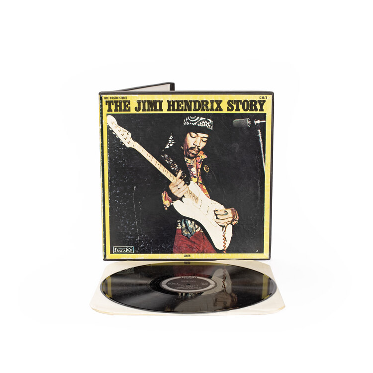 1972 The Jimi Hendrix Story - Joker 3’lü Lp Set. Made in Italy.