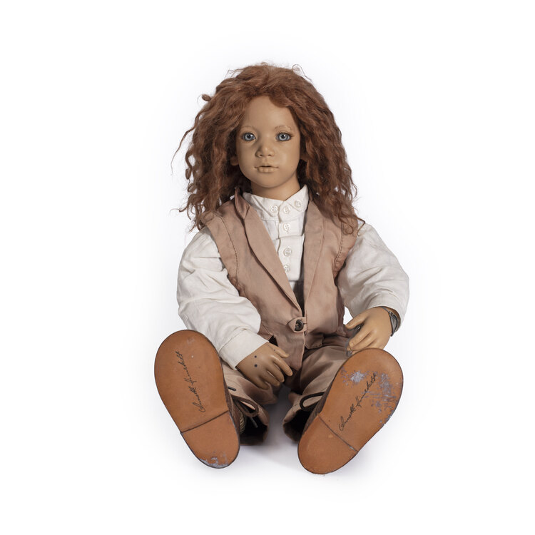 Annette Himstedt Charly Oyuncak Bebek. Made in USA.