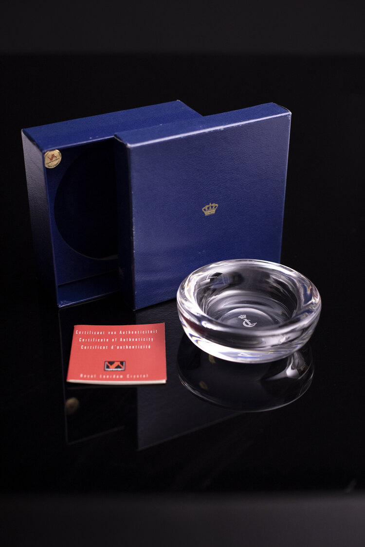 Royal Leerdam Kristal Çerezlik - Kase - Kül Tablası. 