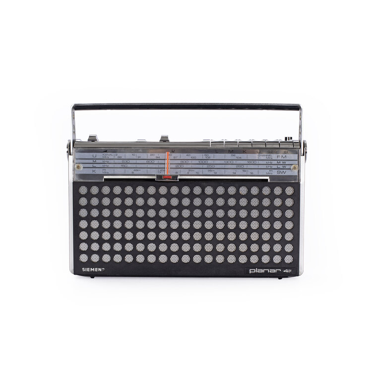 70’ler Siemens Planar 411 Fm’li Radyo. Made in Germany