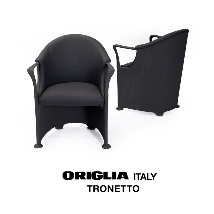 Luigi Origlia Tasarımı Tronetto Koltuklar. Made in Italy.