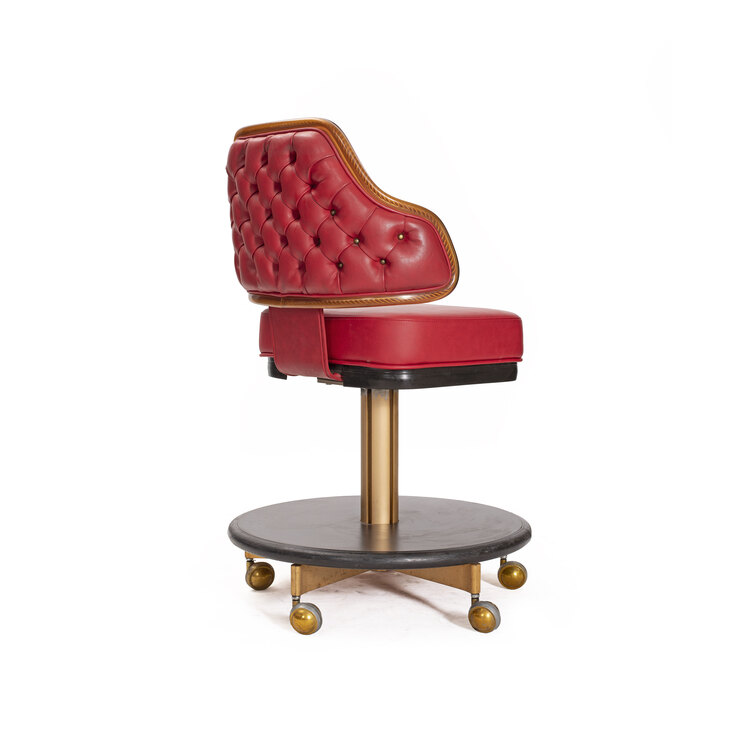Vintage Gasser Chair Company Casino-Bar Sandalyesi. Made in USA.