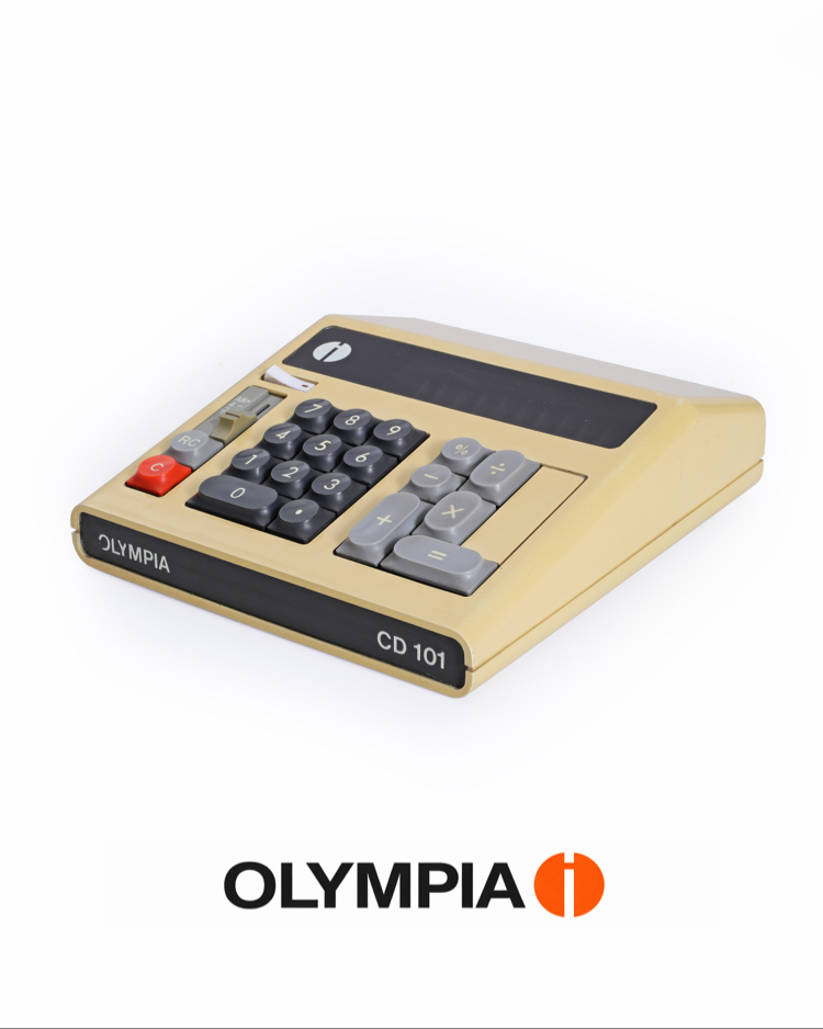 70’ler Olympia CD 101 Hesap Makinesi. Made in Germany