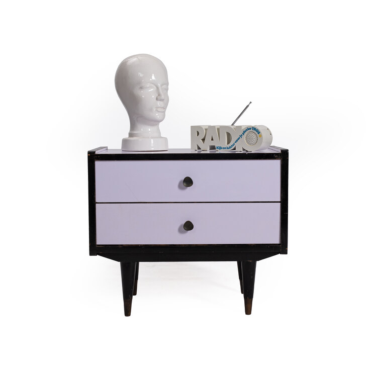 80’ler Lila Rengi Deco Komodin