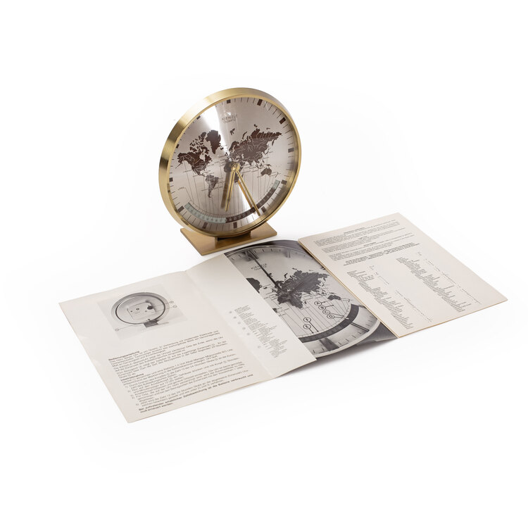 60’lar Heinrich Möller Tasarımı Deco Kienzle Quartz Dünya Saati