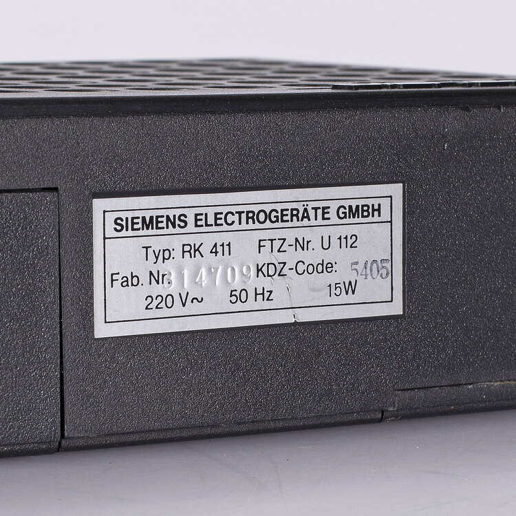 70’ler Siemens Planar 411 Fm’li Radyo. Made in Germany