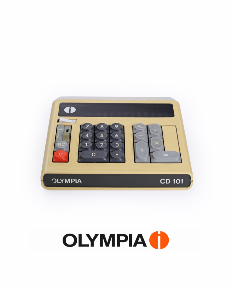 70’ler Olympia CD 101 Hesap Makinesi. Made in Germany