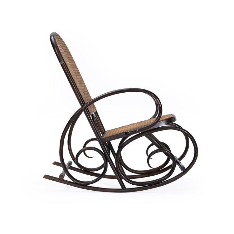 50’ler Thonet Hazeranlı Sallanan Sandalye. Made in England