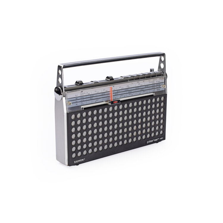 70’ler Siemens Planar 411 Fm’li Radyo. Made in Germany