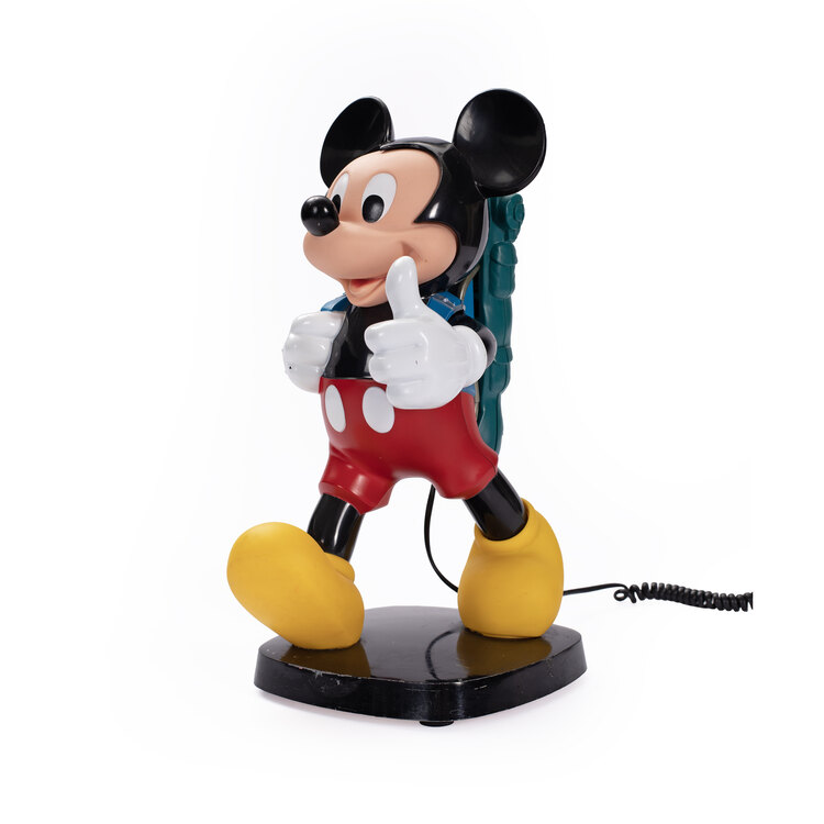 80’ler Vintage Tyco Disney Mickey Mouse Telefon.