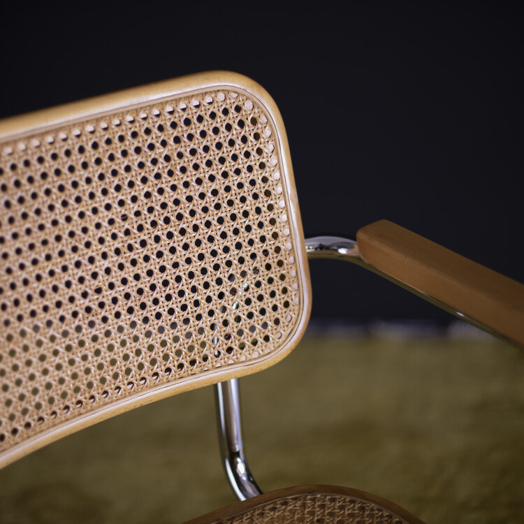 Marcel Breuer Tasarımı Cesca Hazeranlı Sandalye. Made in Italy
