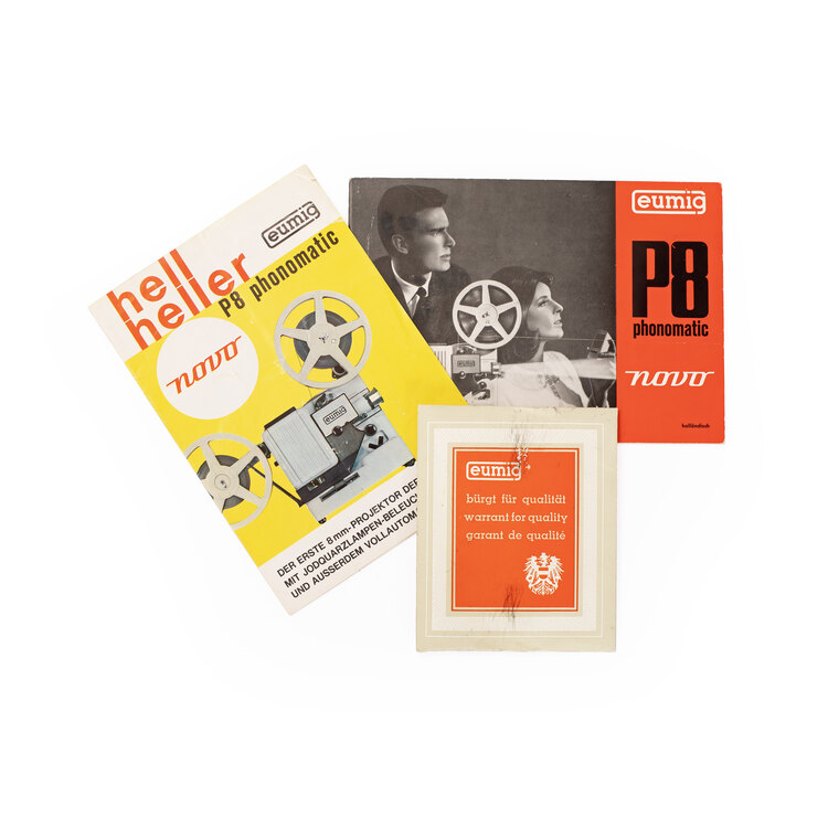 Vintage Eumig P8 Phonomatic 8mm Film Makinesi. Made in Vien, Austria.