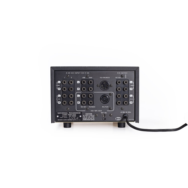 National Panasonic 4 Channel Control Center SH-3400 Amfi. Made in Japan