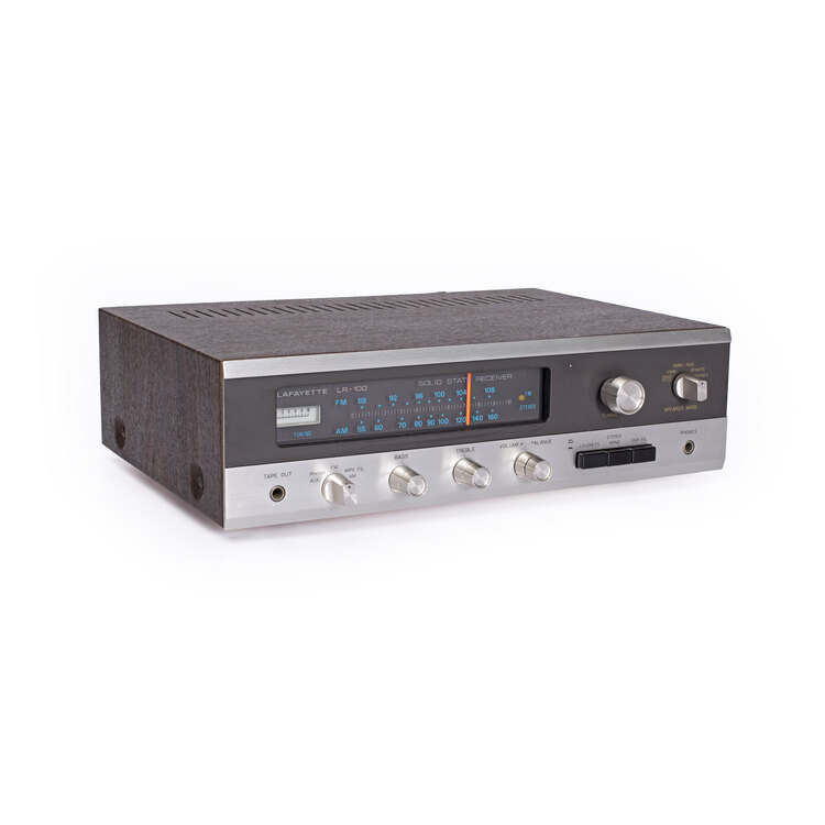 70’ler Lafayette LR-100 Am/Fm Stereo Recevier. Made in USA.