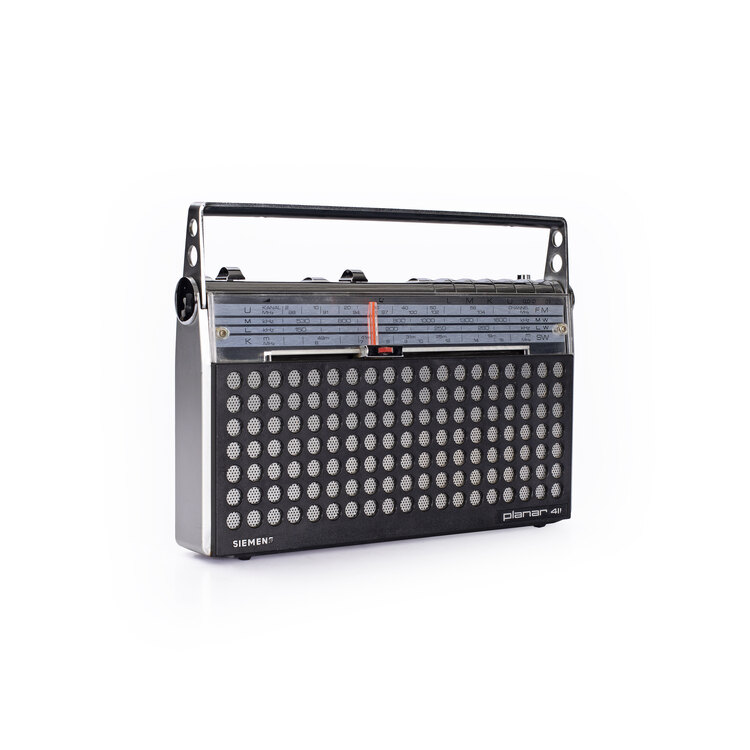 70’ler Siemens Planar 411 Fm’li Radyo. Made in Germany