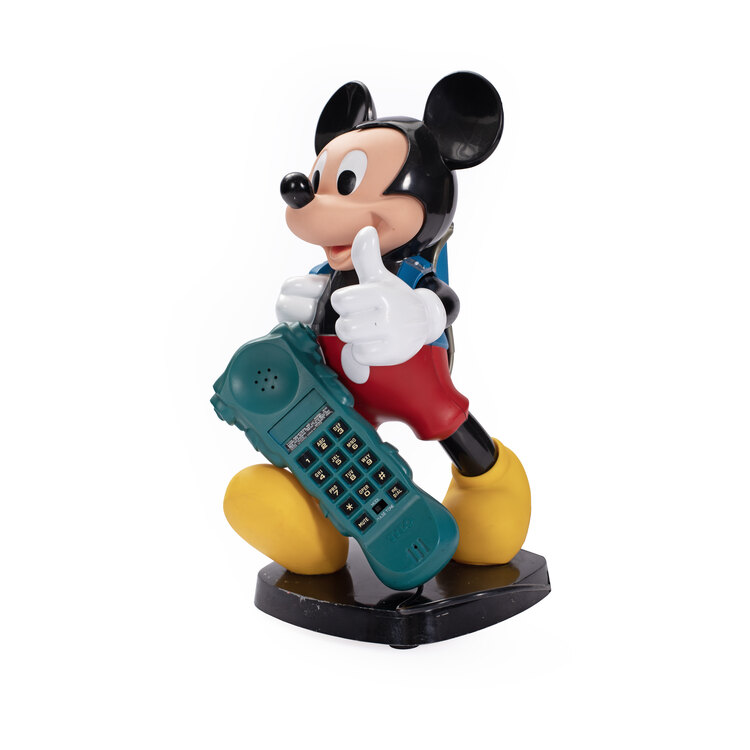 80’ler Vintage Tyco Disney Mickey Mouse Telefon.